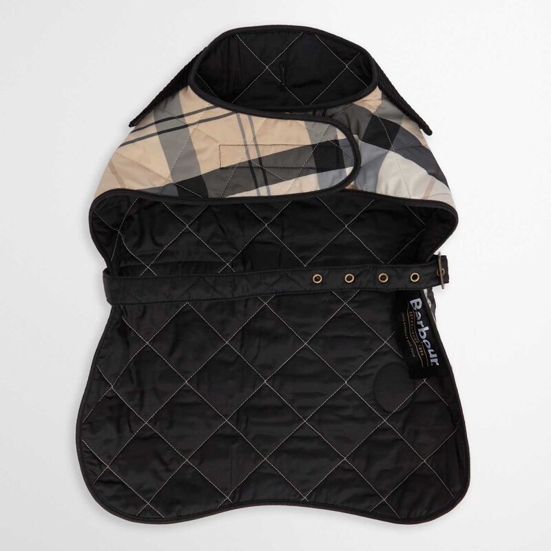 Barbour Tartan Dog Coat image number 1